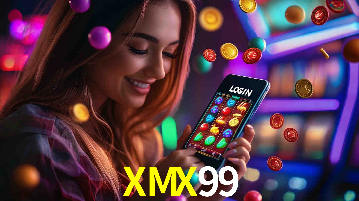 Interfaz de la app móvil XMX99 en un smartphone moderno
